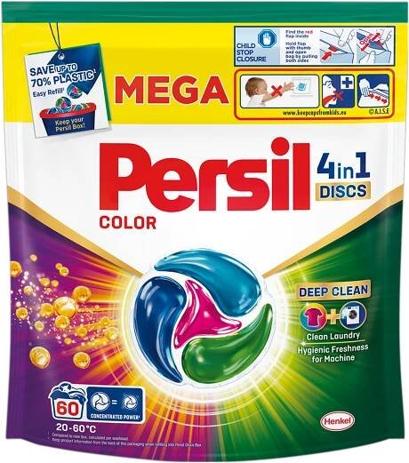 Kapsle na praní Discs 4v1 Color 60 pd