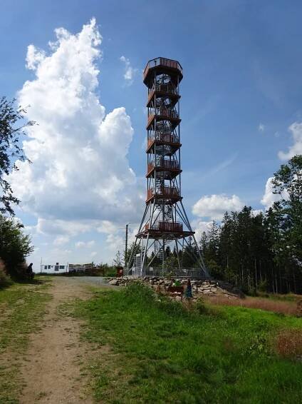 Rozhledna nad Olešnicí v Orlických horách