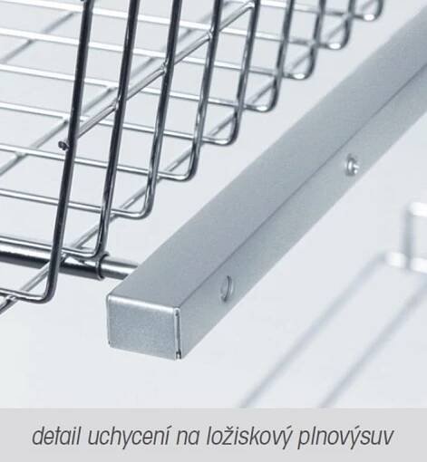 Plnovýsuv KOMFORT s tlum.dotahem BÍLÝ kryt
