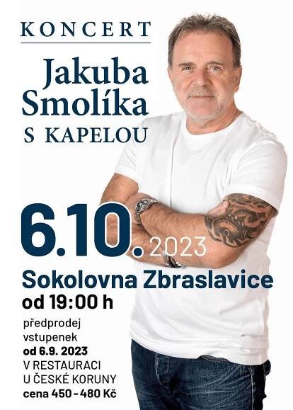 Koncert Jakuba Smolíka 6.10.2023 Zbraslavice