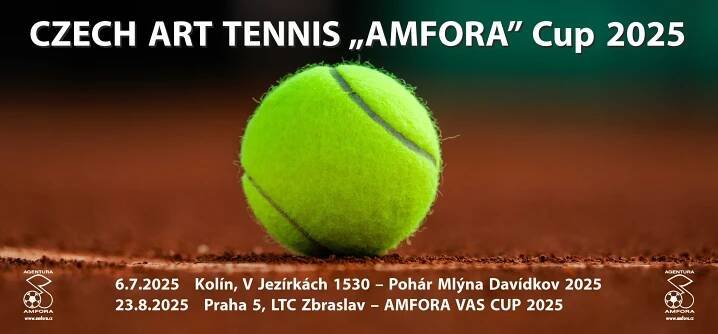 Termíny Czech Art Tennis AMFORA Cup 2025 – AMFORA