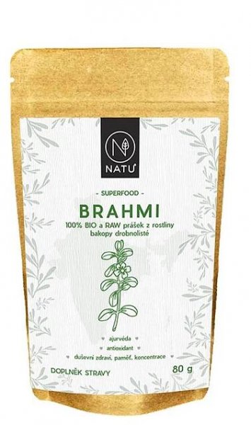 NATU Brahmi BIO 80 g - srovnání cen | Leano.cz