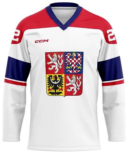 Fan dres Martin Nečas #98 CCM Česká republika - bílý