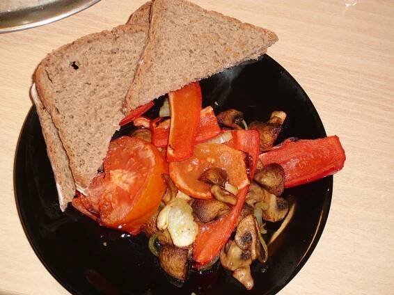 Recept: Pečená zelenina s tousty
