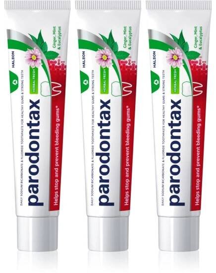 Parodontax Herbal Fresh zubní pasta proti krvácení dásní 3x75 ml