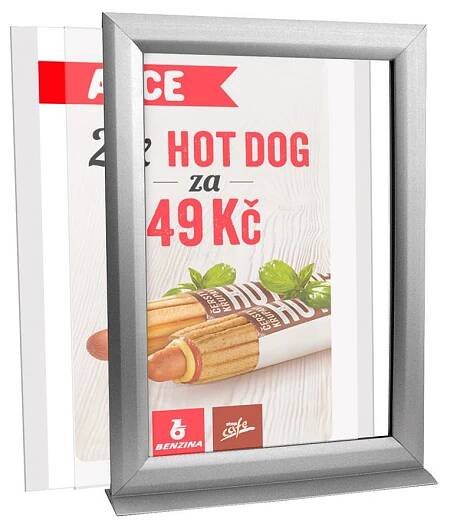 Oboustranný Slide-in rámeček A3 na výšku