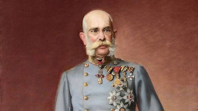 Nekorunovaný český král František Josef I.