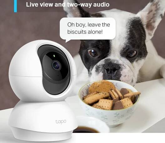 TP-LINK Tapo C210 Pan/Tilt Home Security Wi-Fi 3MP Camera,micro SD,dvoucestné audio,detekce pohybu