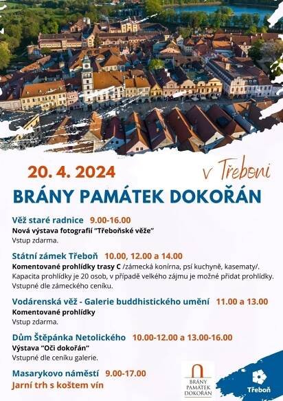 Třeboň v sobotu výjimečně otevře některé části zámku. A bude i trh s koštem vín - Český pohled