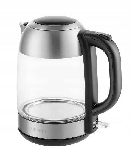 Rychlovarná konvice Concept RK4080 nerez/sklo