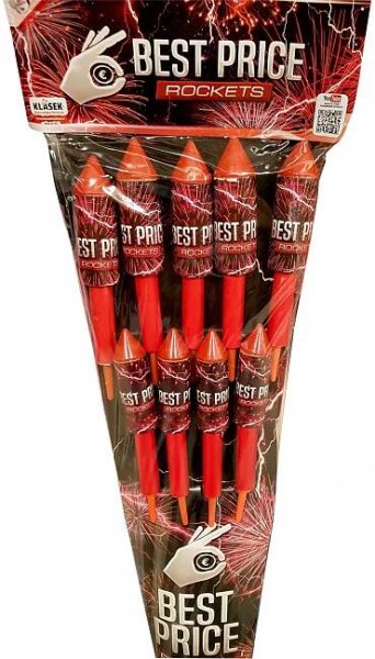 Klásek Pyrotechnics Rakety Best Price set 9 ks od 307 Kč