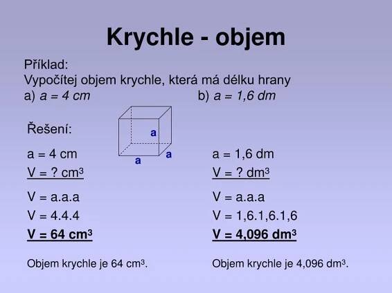 PPT - Krychle PowerPoint Presentation, free download - ID:6699741