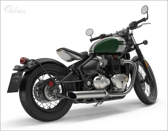 Triumph Bonneville Bobber | Katalog motocyklů a motokatalog na Motorkáři.cz
