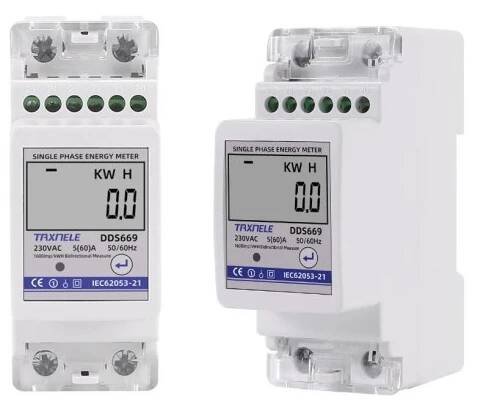 DDS669 Jednofázový měřič energie SDM230-Modbus na DIN lištu