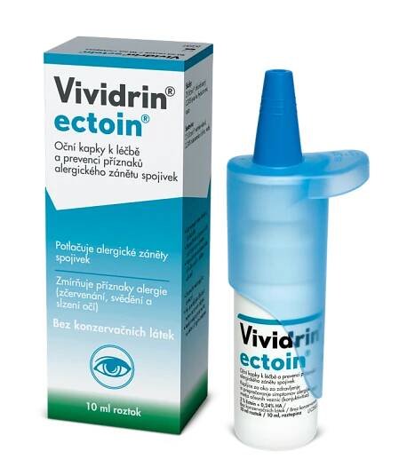 Vividrin ectoin oční kapky 10 ml