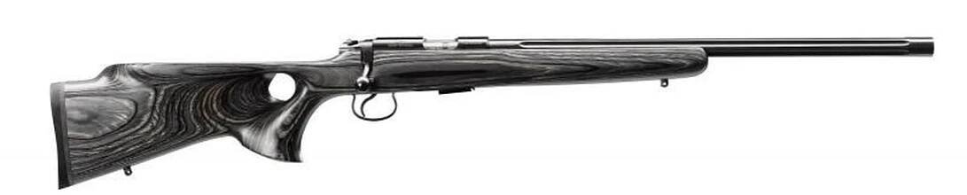 Malorážka CZ 455 THUMBHOLE GREY s laminátovou pažbou a kovanou hlavňou