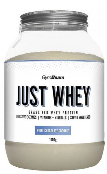 GymBeam Just Whey protein white chocolate coconut 1000g - skladem
