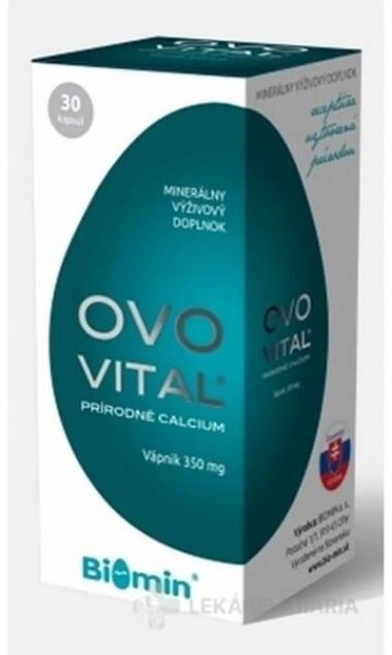 Biomin OVOVITAL PRÍRODNÉ CALCIUM kapsule 30 ks