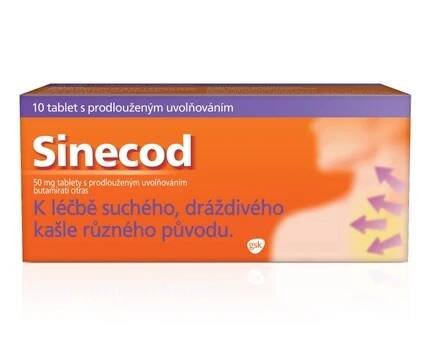 Sinecod 50 mg 10 tablet
