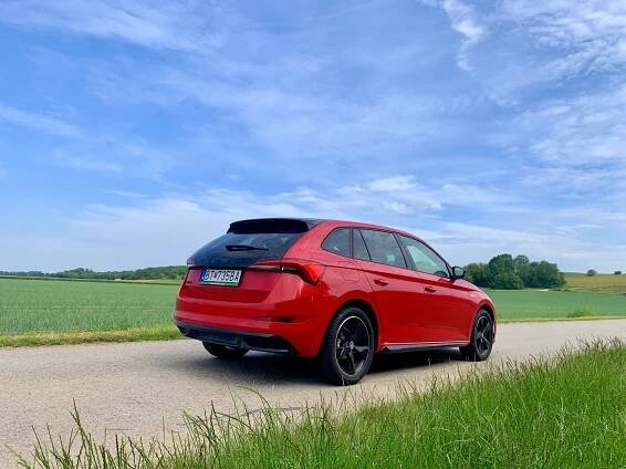 Škoda Scala Monte Carlo - pohlaď od zadu
