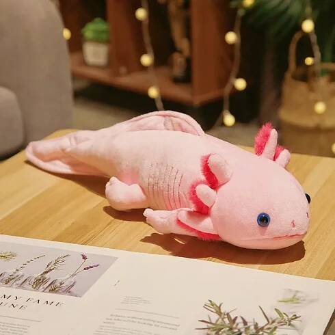 Plyšové zvířátko Axolotl 45/80 cm