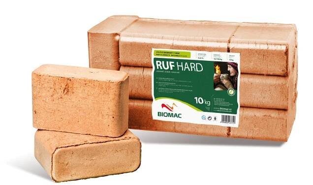 Dřevěně brikety RUF HARD - čistě dubové 