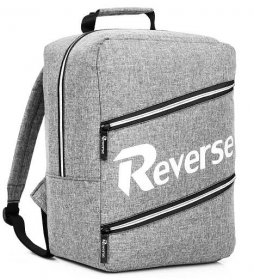 Příruční zavazadlo - batoh pro RYANAIR R3 40x25x20 GREY-SILVER Reverse E-batoh