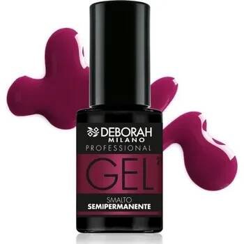 Lak na nehty Deborah Milano gelový lak na nehty semi-permanentní, č. 21 Bordeaux, 4,5ml