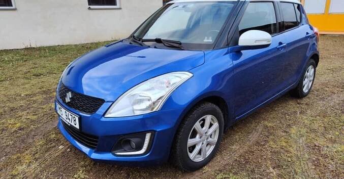 Bazar: prodej Suzuki Swift 1.2, 16v 69kW manuál, ojeté, benzín, rok 2014, barva modrá metalíza - Portál řidiče