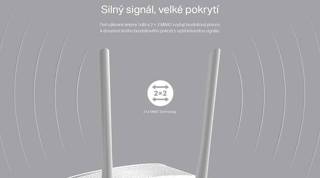 TP-Link TL-WR820N / Router N300 / 2.4GHz - 300Mbps / WAN + 4x LAN | Mironet.cz