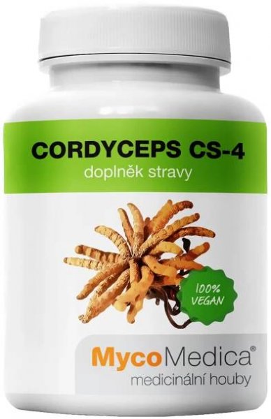 Cordyceps v optimální koncentraci MycoMedica 90 rostlinných kapslí