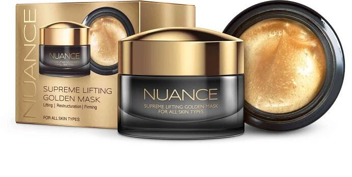 NUANCE SUPREME LIFTING zlatá maska, 50ml 1×50 ml, omladzujúca pleťová maska