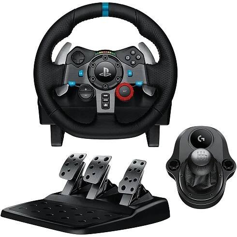 Logitech G29 Driving Force Racing Wheel + Logitech Driving Force Shifter