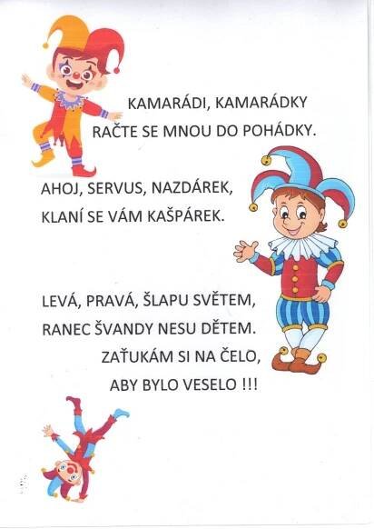 BÁSNIČKY A PÍSNIČKY | Dětská skupina Býkev