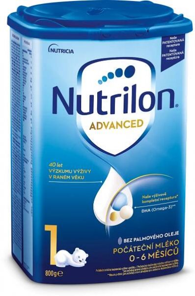 Nutrilon 1 počiatočná mliečna dojčenská výživa v prášku 6 x 800 g
