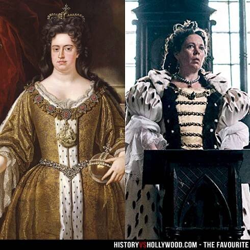 The Favourite vs the True Story of Queen Anne, Lady Sarah and Abigail