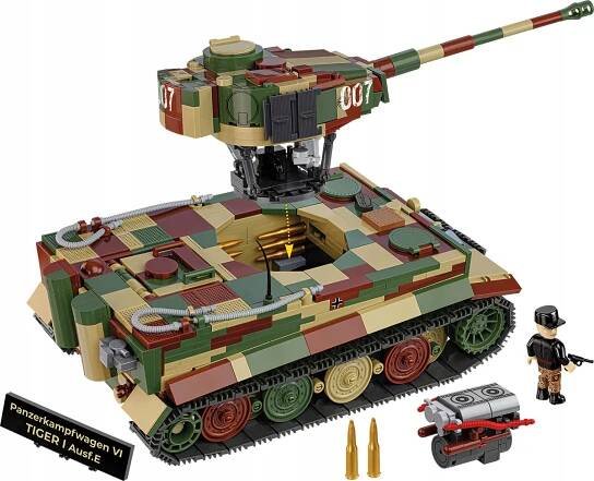 STAVEBNICE COBI 2587 tank Panzerkampfwagen VI TIGER I Ausf. + DESTIČKA Kód výrobce COBI-2587WK