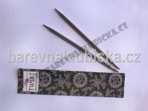 Chiaogoo Twist 3,00mm/13 cm S kruhové vyměnitelné jehlice - Barevná klubíčka