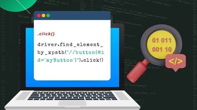Small script showing the code of the click()