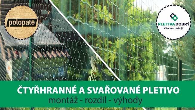 Jak na stavbu drátěného plotu – čtyřhranné a svařované pletivo