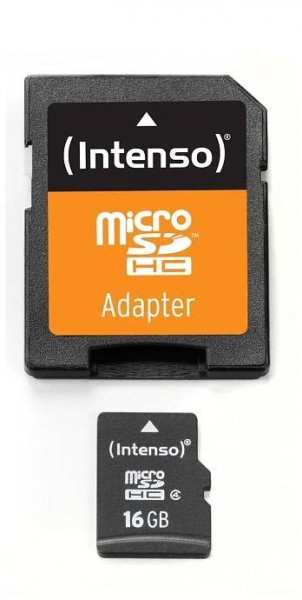 Paměťová karta Intenso MICROSD - CLASS 4 16 GB microSD