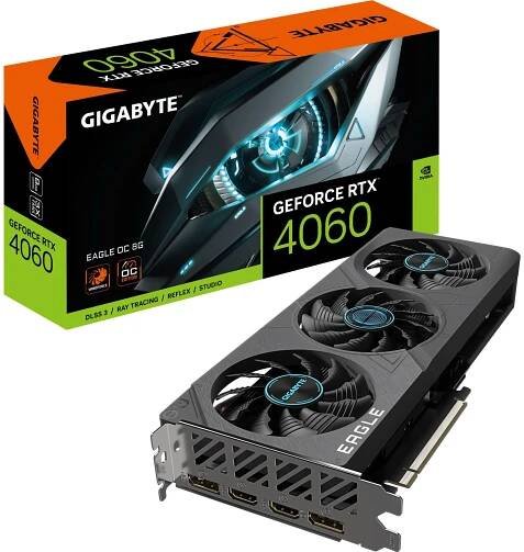 Gigabyte GeForce RTX 4060 Eagle OC 8 GB (GV-N4060EAGLE OC-8GD)