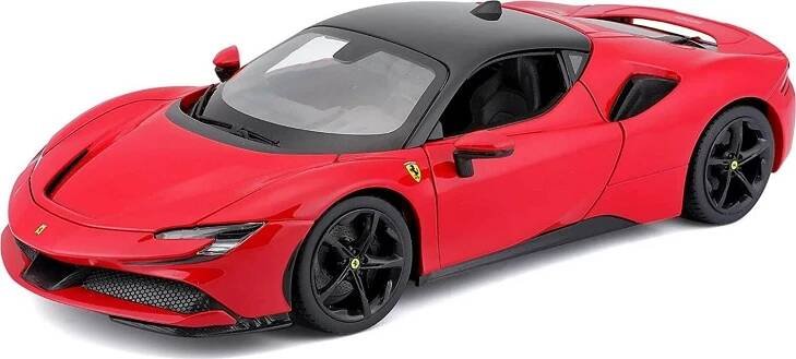 Bburago Ferrari SF90 Stradale 1:18 červené