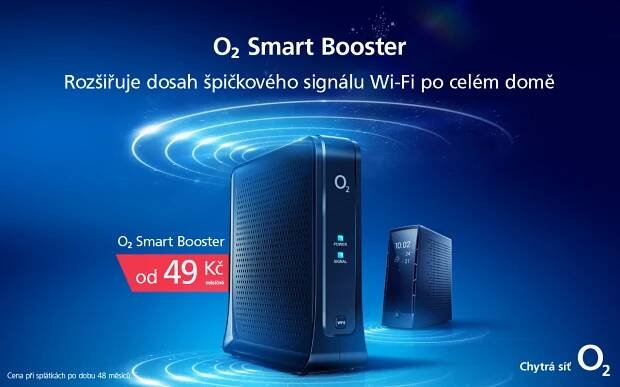 O2 | O2 představuje O2 Smart Booster, který rozšíří Wi-Fi signál z chytrého modemu O2 Smart Box i do větších vzdáleností