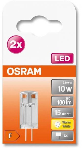 LED žárovka LED G4 corn 0,9W = 10W 100lm 2700K Teplá 320° OSRAM 2PAK | smdledzarovky.cz