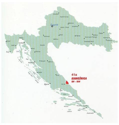 mapa Kamešnica, Dinaridi 1:25 t. | knihynahory.cz