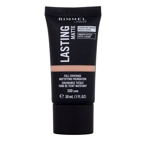 Rimmel London Lasting Matte Full Coverage Make-up pro ženy 30 ml Odstín 300 Sand | ELNINO.CZ