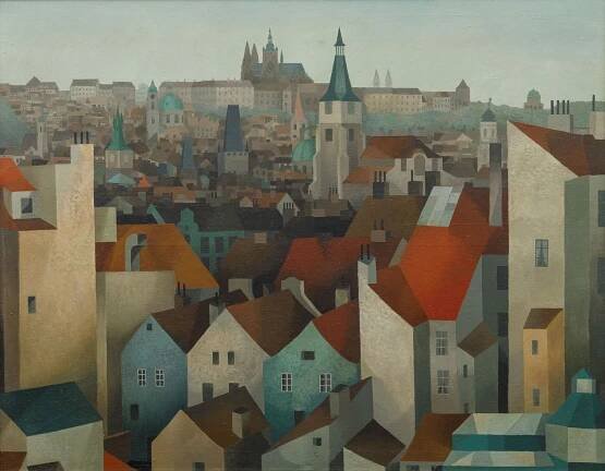 Pražské Staré Město - Vlastimil Beneš (1919–1981) - Galerie KODL