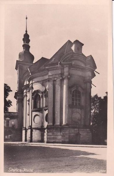 ► pohled - SMIŘICE - kostel - HRADEC KRÁLOVÉ - D