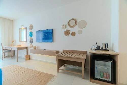 Kuchyň nebo kuchyňský kout v ubytování Casa Blue Resort